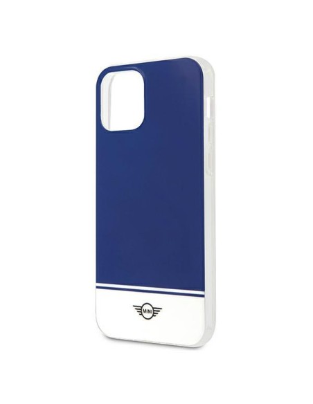 Mini Morris Stripe Collection dėklas, skirtas iPhone 12 / iPhone 12 Pro - tamsiai mėlynas Mini Morris Stripe Collection dėklas, skirtas iPhone 12 / iPhone 12 Pro - tamsiai mėlynas