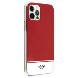 Mini Morris Stripe Collection dėklas, skirtas iPhone 12 / iPhone 12 Pro - raudonas