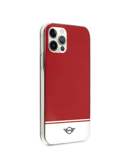 Mini Morris Stripe Collection dėklas, skirtas iPhone 12 / iPhone 12 Pro - raudonas Mini Morris Stripe Collection dėklas, skirtas iPhone 12 / iPhone 12 Pro - raudonas