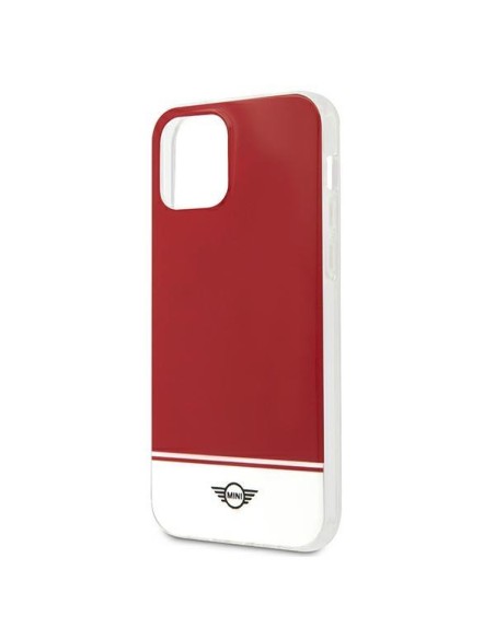 Mini Morris Stripe Collection dėklas, skirtas iPhone 12 / iPhone 12 Pro - raudonas Mini Morris Stripe Collection dėklas, skirtas iPhone 12 / iPhone 12 Pro - raudonas