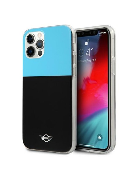 Mini Morris Color Block dėklas, skirtas iPhone 12 / iPhone 12 Pro - mėlynas Mini Morris Color Block dėklas, skirtas iPhone 12 / iPhone 12 Pro - mėlynas