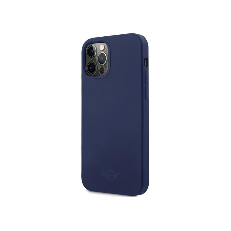 Mini Morris Silicone Tone On Tone dėklas, skirtas iPhone 12 / iPhone 12 Pro – tamsiai mėlynas