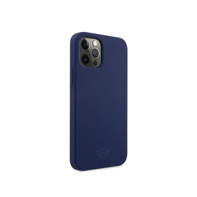 Mini Morris Silicone Tone On Tone dėklas, skirtas iPhone 12 / iPhone 12 Pro – tamsiai mėlynas