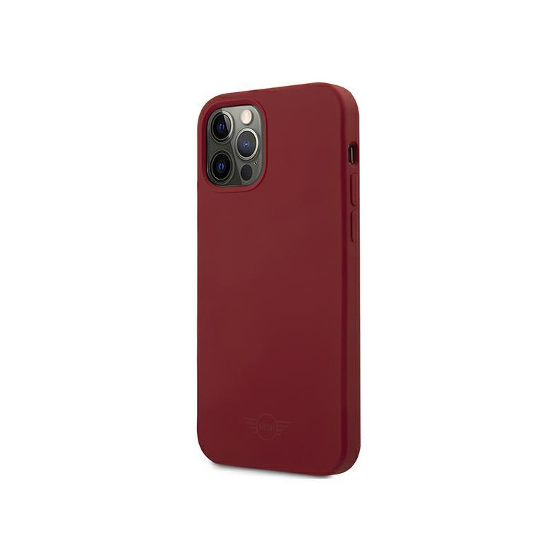 Mini Morris Silicone Tone On Tone dėklas, skirtas iPhone 12 / iPhone 12 Pro – raudonas