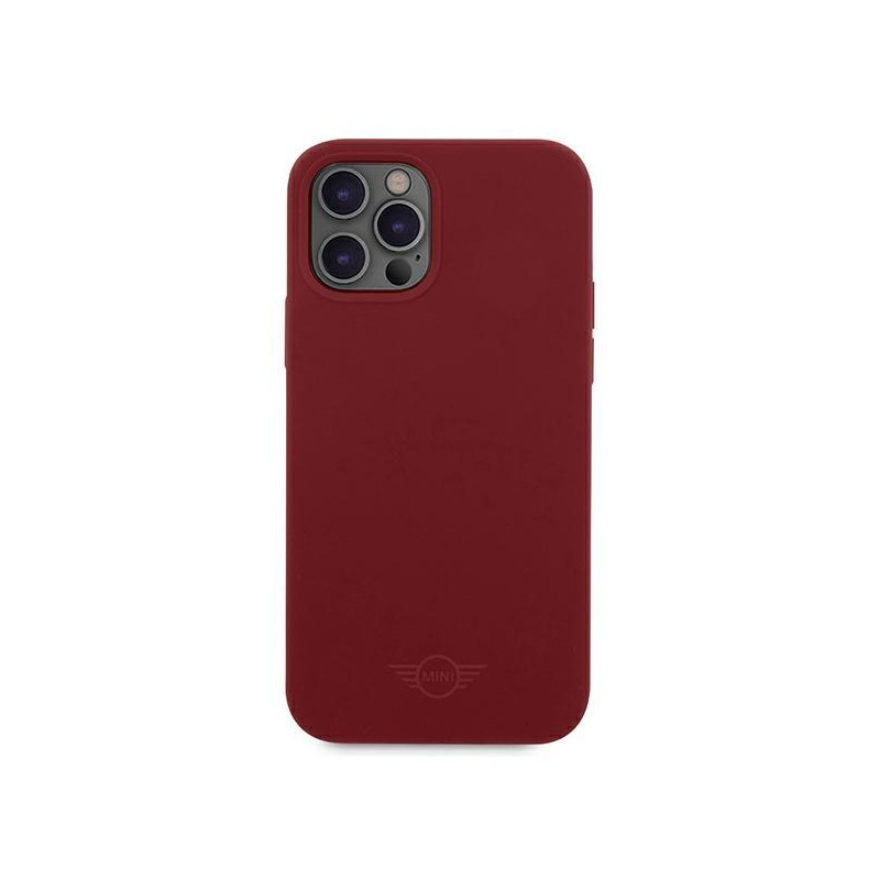 Mini Morris Silicone Tone On Tone dėklas, skirtas iPhone 12 / iPhone 12 Pro – raudonas