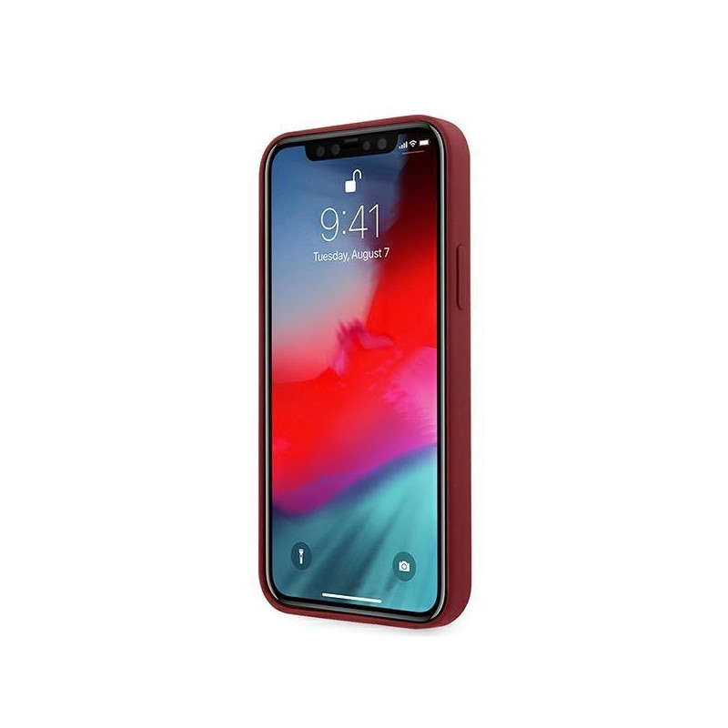 Mini Morris Silicone Tone On Tone dėklas, skirtas iPhone 12 / iPhone 12 Pro – raudonas