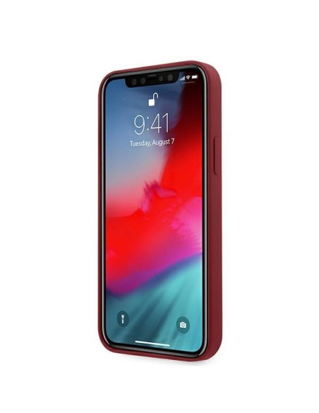 Mini Morris Silicone Tone On Tone dėklas, skirtas iPhone 12 / iPhone 12 Pro – raudonas Mini Morris Silicone Tone On Tone dėklas, skirtas iPhone 12 / iPhone 12 Pro – raudonas