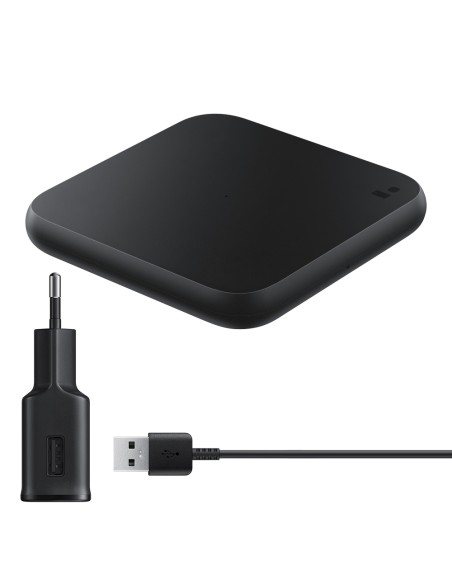 Samsung Duo Pad indukcinis įkroviklis su EP-P1300TBEGEU Qi 9W sieniniu įkrovikliu - juodas Samsung Duo Pad indukcinis įkroviklis su EP-P1300TBEGEU Qi 9W sieniniu įkrovikliu - juodas
