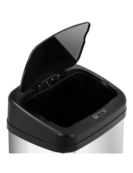 Automatinė bekontaktė šiukšlių dėžė su judesio jutikliu 30 cm 50 l SILVER Automatinė bekontaktė šiukšlių dėžė su judesio jutikliu 30 cm 50 l SILVER