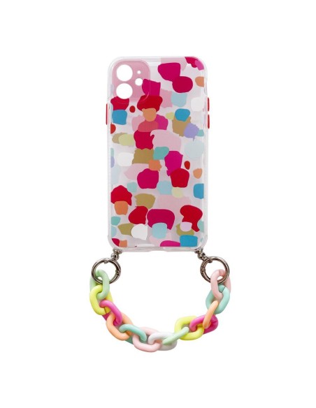 Spalvotas grandinės dėklas Gelinis lankstus dėklas su grandinės pakabuku, skirtas Samsung Galaxy A42 5G Multicolor (2) Spalvotas grandinės dėklas Gelinis lankstus dėklas su grandinės pakabuku, skirtas Samsung Galaxy A42 5G Multicolor (2)
