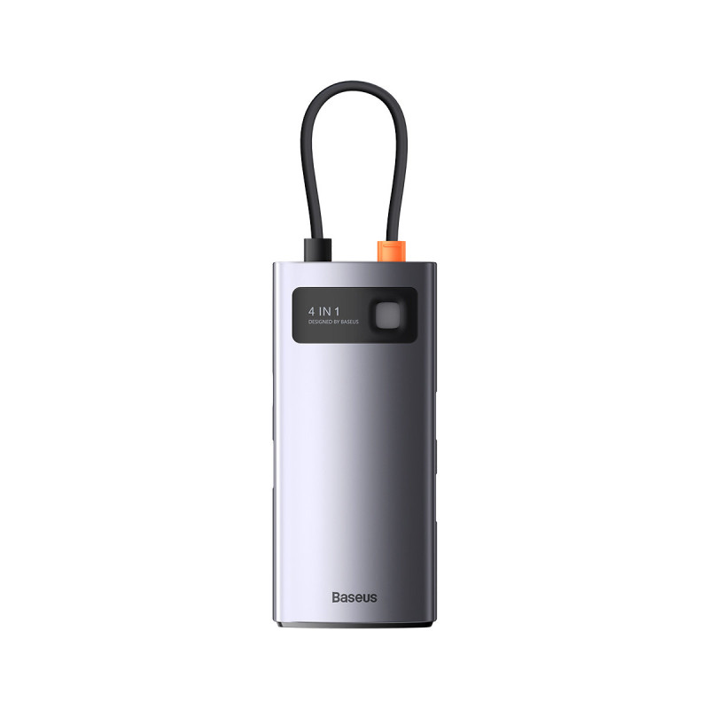 Metal Gleam serijos HUB 4in1 USB-C 3xUSB 3.2 RJ45 prijungimo stotelė