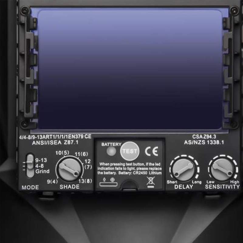 Automatinis automatiškai tamsėjantis suvirinimo šalmas su šlifavimo funkcija BLACKONE EXPERT