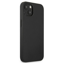 AMG Leather Hot Stamped dėklas iPhone 13 mini - juodas