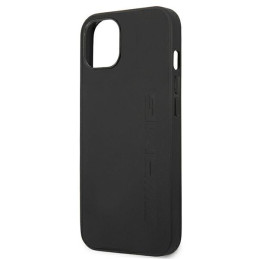 AMG Leather Hot Stamped dėklas iPhone 13 mini - juodas
