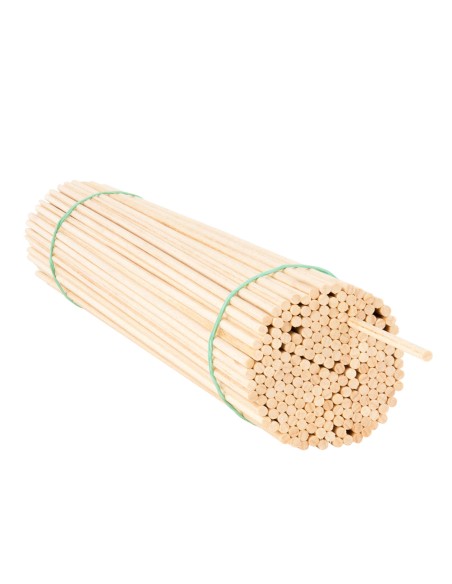 Buko mediniai vėliavos lazdelės 50cm/5mm 100vnt Buko mediniai vėliavos lazdelės 50cm/5mm 100vnt