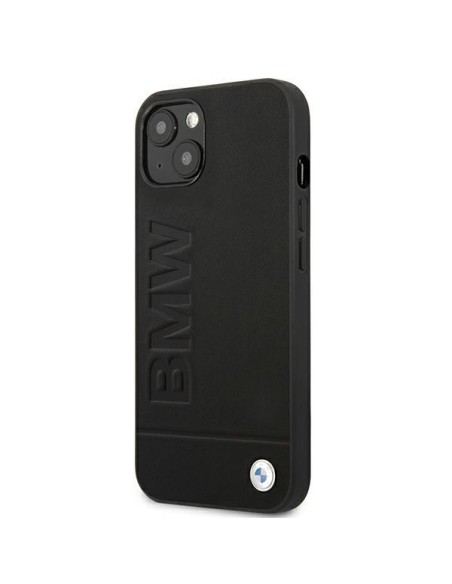 BMW Signature Logo Imprint dėklas iPhone 13 - juodas BMW Signature Logo Imprint dėklas iPhone 13 - juodas