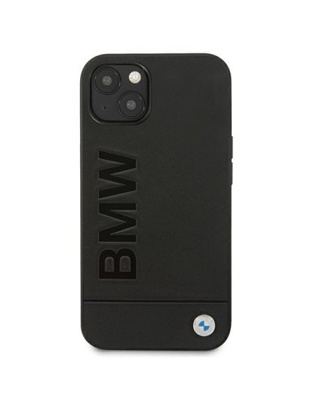 BMW Signature Logo Imprint dėklas iPhone 13 - juodas BMW Signature Logo Imprint dėklas iPhone 13 - juodas