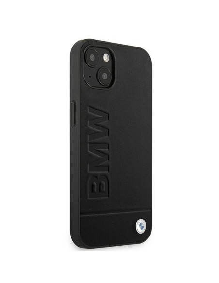 BMW Signature Logo Imprint dėklas iPhone 13 - juodas BMW Signature Logo Imprint dėklas iPhone 13 - juodas