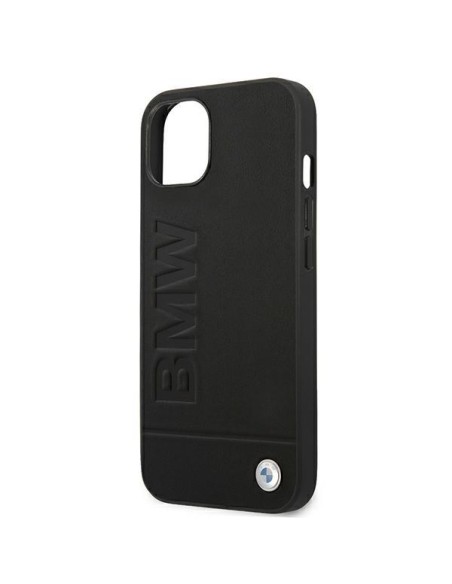 BMW Signature Logo Imprint dėklas iPhone 13 - juodas BMW Signature Logo Imprint dėklas iPhone 13 - juodas