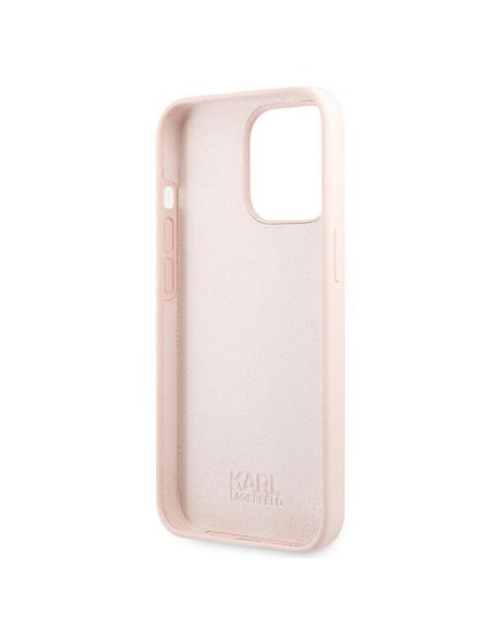 Karl Lagerfeld Silikoninis Karl&Choupette dėklas skirtas iPhone 13 Pro / iPhone 13 - šviesiai rožinis Karl Lagerfeld Silikoninis Karl&Choupette dėklas skirtas iPhone 13 Pro / iPhone 13 - šviesiai rožinis