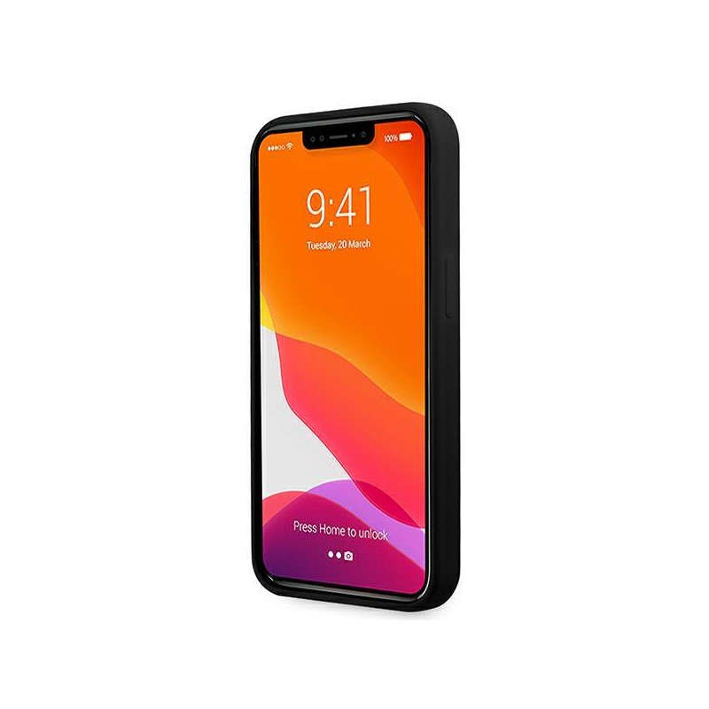Karl Lagerfeld Silikoninis Karl&Choupette dėklas skirtas iPhone 13 Pro / iPhone 13 - juodas