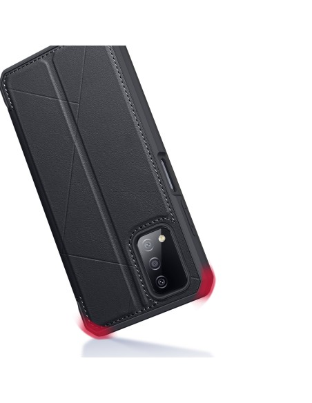 DUX DUCIS Skin X dėklo dėklo dangtelis su atvartu, skirtas Samsung Galaxy A03s juodas DUX DUCIS Skin X dėklo dėklo dangtelis su atvartu, skirtas Samsung Galaxy A03s juodas