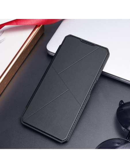 DUX DUCIS Skin X dėklo dėklo dangtelis su atvartu, skirtas Samsung Galaxy A03s juodas DUX DUCIS Skin X dėklo dėklo dangtelis su atvartu, skirtas Samsung Galaxy A03s juodas