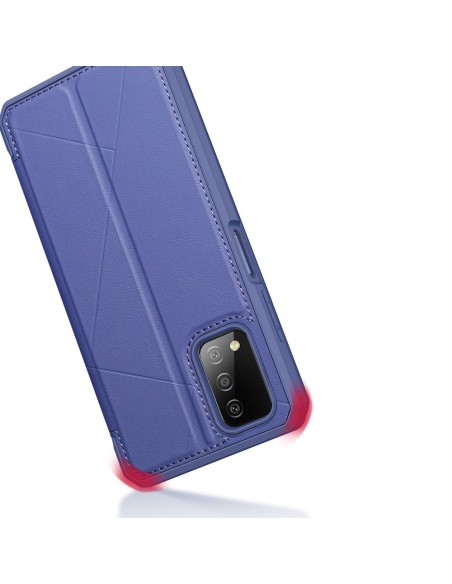DUX DUCIS Skin X dėklo dėklo dangtelis su atvartu, skirtas Samsung Galaxy A03s mėlynas DUX DUCIS Skin X dėklo dėklo dangtelis su atvartu, skirtas Samsung Galaxy A03s mėlynas