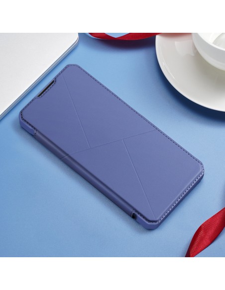 DUX DUCIS Skin X dėklo dėklo dangtelis su atvartu, skirtas Samsung Galaxy A03s mėlynas DUX DUCIS Skin X dėklo dėklo dangtelis su atvartu, skirtas Samsung Galaxy A03s mėlynas