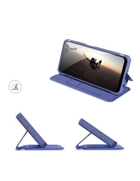 DUX DUCIS Skin X dėklo dėklo dangtelis su atvartu, skirtas Samsung Galaxy A03s mėlynas DUX DUCIS Skin X dėklo dėklo dangtelis su atvartu, skirtas Samsung Galaxy A03s mėlynas