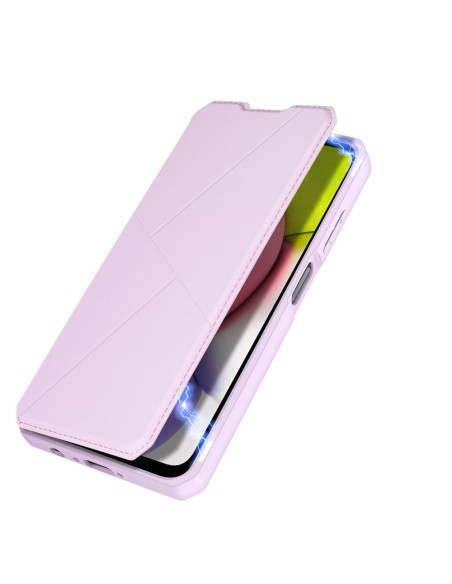 DUX DUCIS Skin X dėklo dėklo dangtelis su atvartu, skirtas Samsung Galaxy A03s rožinės spalvos DUX DUCIS Skin X dėklo dėklo dangtelis su atvartu, skirtas Samsung Galaxy A03s rožinės spalvos