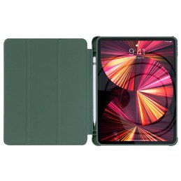 Stovo planšetinio kompiuterio dėklas Smart Cover iPad mini 2021 su stovo funkcija žalia