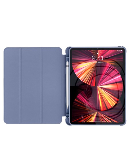 Stand Tablet Case Smart Cover iPad mini 2021 su stovo funkcija mėlyna