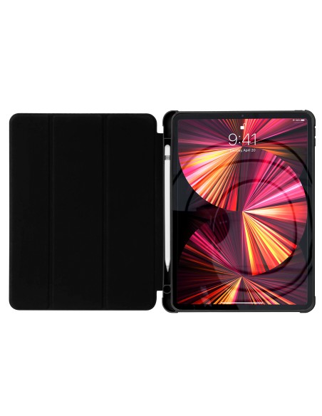 Stovo planšetinio kompiuterio dėklas Smart Cover skirtas iPad mini 2021 su stovo funkcija juodas Stovo planšetinio kompiuterio dėklas Smart Cover skirtas iPad mini 2021 su stovo funkcija juodas