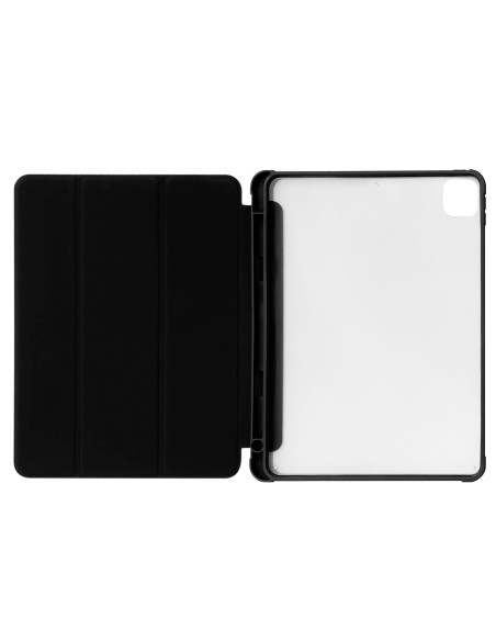 Stovo planšetinio kompiuterio dėklas Smart Cover skirtas iPad mini 2021 su stovo funkcija juodas Stovo planšetinio kompiuterio dėklas Smart Cover skirtas iPad mini 2021 su stovo funkcija juodas