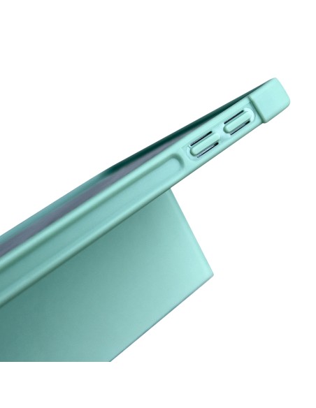 Stovo planšetinio kompiuterio dėklas Smart Cover skirtas iPad mini 2021 su stovo funkcija juodas Stovo planšetinio kompiuterio dėklas Smart Cover skirtas iPad mini 2021 su stovo funkcija juodas