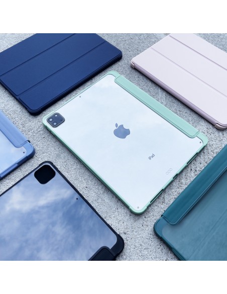 Stovo planšetinio kompiuterio dėklas Smart Cover skirtas iPad mini 2021 su stovo funkcija juodas Stovo planšetinio kompiuterio dėklas Smart Cover skirtas iPad mini 2021 su stovo funkcija juodas