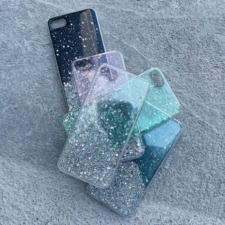 Star Glitter dėklo dangtelis iPhone 13 mini, blizgus blizgantis dangtelis, juodas Star Glitter dėklo dangtelis iPhone 13 mini, blizgus blizgantis dangtelis, juodas