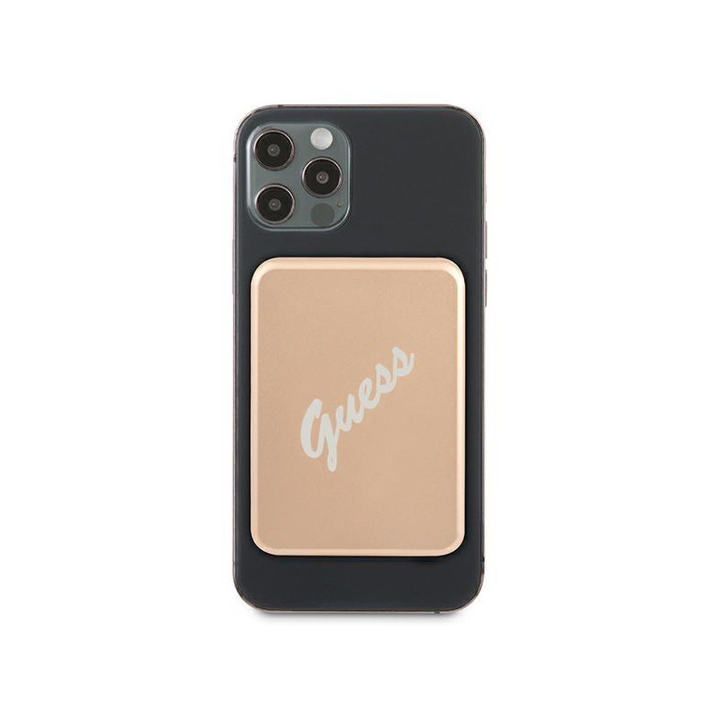 Guess 3000mAh 5W indukcinis maitinimo blokas su MagSafe – auksinis