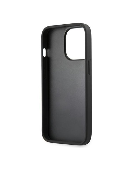 Guess Saffiano Strap dėklas, skirtas iPhone 13 Pro / iPhone 13 - mėlynas Guess Saffiano Strap dėklas, skirtas iPhone 13 Pro / iPhone 13 - mėlynas