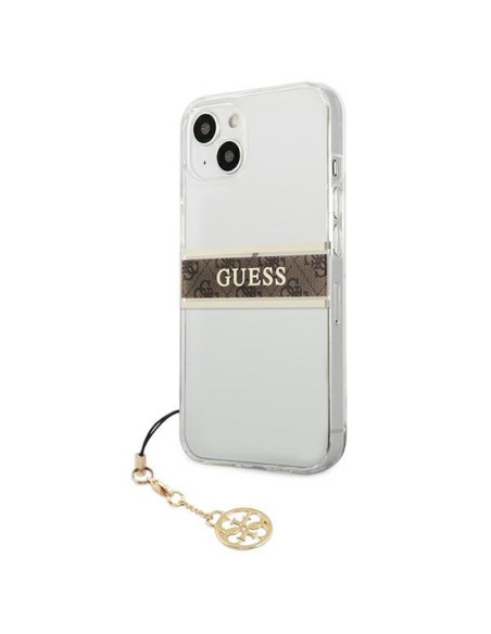 Guess 4G Charms Collection dėklas iPhone 13 mini - skaidrus Guess 4G Charms Collection dėklas iPhone 13 mini - skaidrus