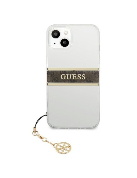 Guess 4G Charms Collection dėklas iPhone 13 mini - skaidrus Guess 4G Charms Collection dėklas iPhone 13 mini - skaidrus