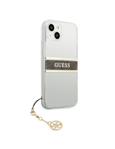 Guess 4G Charms Collection dėklas iPhone 13 mini - skaidrus Guess 4G Charms Collection dėklas iPhone 13 mini - skaidrus