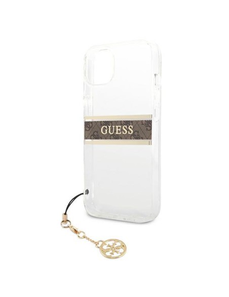 Guess 4G Charms Collection dėklas iPhone 13 mini - skaidrus Guess 4G Charms Collection dėklas iPhone 13 mini - skaidrus