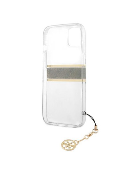 Guess 4G Charms Collection dėklas iPhone 13 mini - skaidrus Guess 4G Charms Collection dėklas iPhone 13 mini - skaidrus
