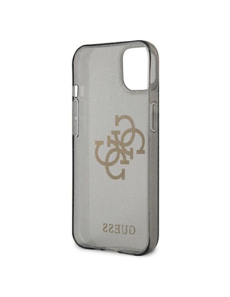 Guess Glitter 4G Big Logo dėklas iPhone 13 mini - juodas Guess Glitter 4G Big Logo dėklas iPhone 13 mini - juodas