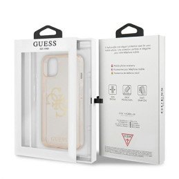 Guess Glitter 4G Big Logo dėklas iPhone 13 mini - auksinis