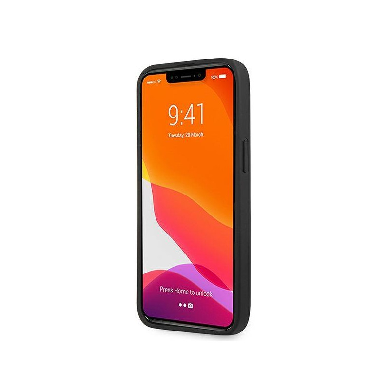 Karl Lagerfeld Saffiano Ikonik Karl& 39 s Head dėklas, skirtas iPhone 13 Pro / iPhone 13 - juodas