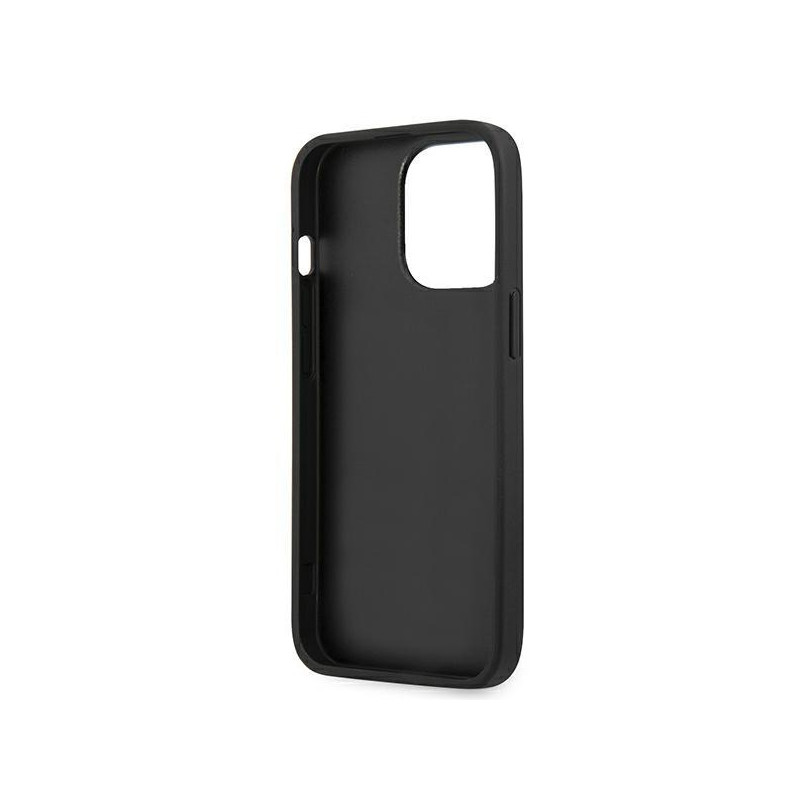 Karl Lagerfeld Saffiano Ikonik Karl& 39 s Head dėklas, skirtas iPhone 13 Pro / iPhone 13 - juodas