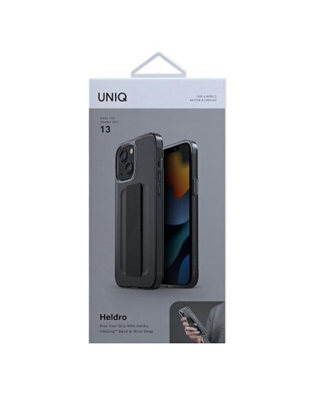 Uniq Heldro dėklas iPhone 13 - pilkas Uniq Heldro dėklas iPhone 13 - pilkas